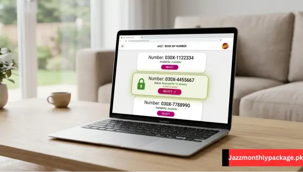 a laptop open the dashboard  of jazz booking form 